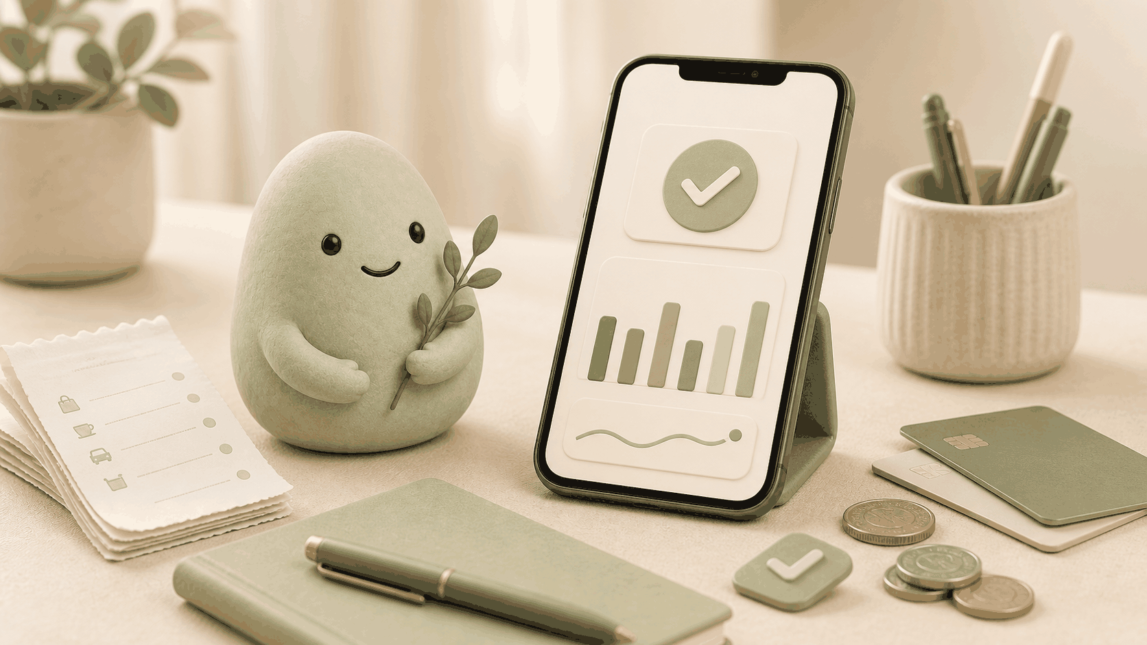 Pip checking a simple daily spending tracker without category buckets.